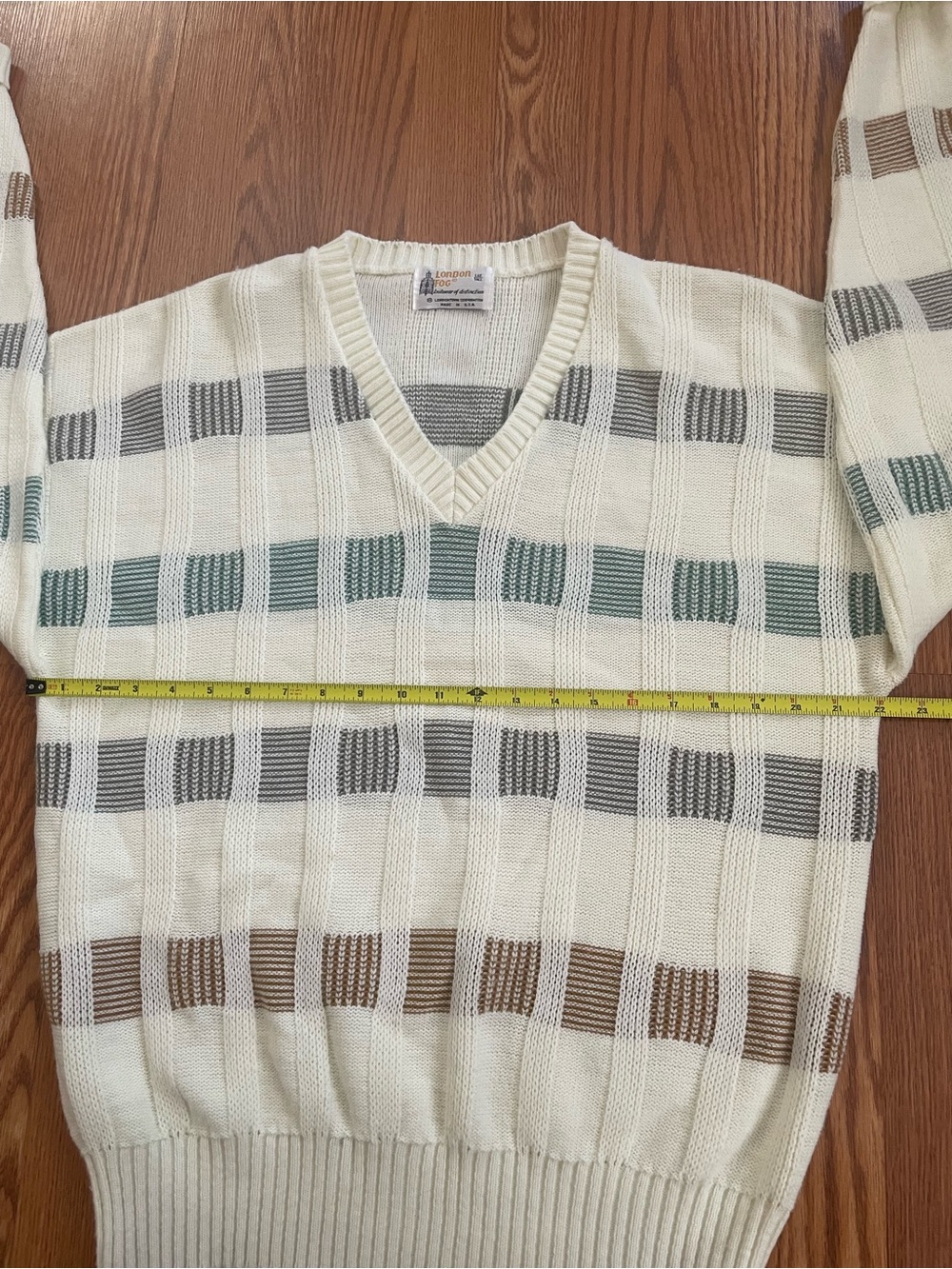Vintage London Fog Knit Sweater – Made in USA - Picture 5 of 9